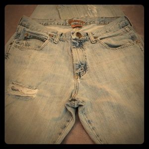 Men's Wrangler Vintage Style Distressed Boot Cut